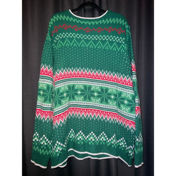 Ugly Christmas Sweater Xmas Size 2XL Cow - Picture 3 of 3